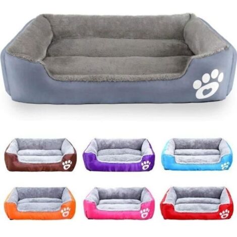 Panier Chien Lit pour Chien Coussin pour Chien Chat Lavable Extra-Doux Confortable et Mignon Coussin pour lit de Chat Chien, aux