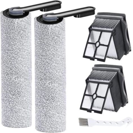 Rouleau de brosse et filtres pour Tineco Floor One S5 / S5 Pro/ S5 PRO 2, 2 rouleaux + 2 filtre HEPA + 1 brosse de nettoyage (1/4)