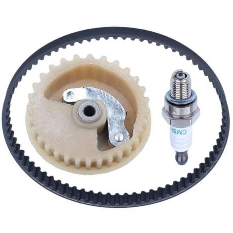 Courroie d\'entraînement de distribution de roue dentée de poulie d\'arbre à cames pour Honda GX35 GX35NT HHT35S UMC435A UMC425A (1/4)