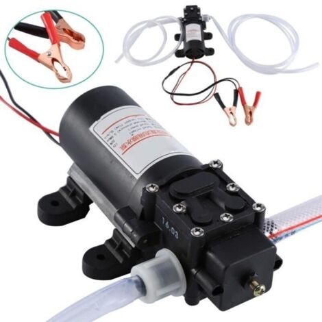 Pompe de transfert de carburant Electrique kit de pompe d\' extraction d\' huile automatique pour voiture pompe diesel 12V 60W -YES