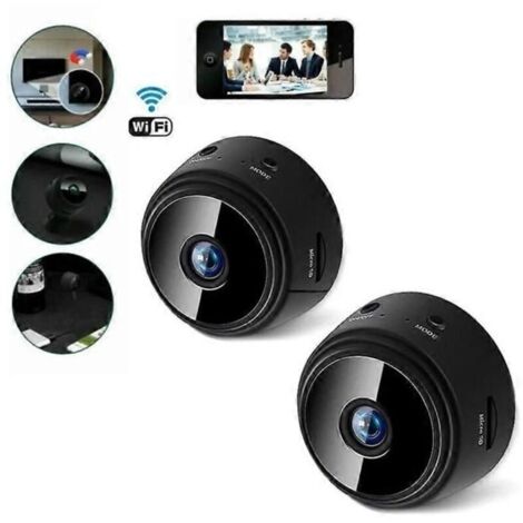 2 Pack A9 WiFi Mini caméra enregistreur surveillance de sécurité sans fil vidéo Mini caméra enregistreur bébé maison intelligente