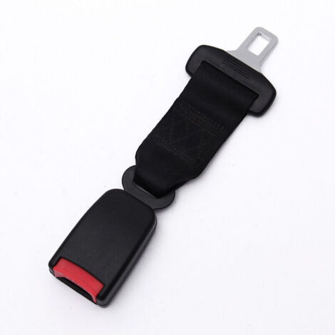 GABRIELLE Rallonge de ceinture de sécurité 23 cm rallonge de ceinture de sécurité de voiture noir-Pour les sièges avant uniquement