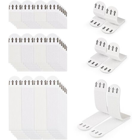 36 Paires (72 Bandes) Languettes Accroches Tableaux sans Percer Bandes de Suspension pour Photos Languettes Accroches Bandes AdhéSives Tableaux Fixation sans Dommage Bandes de Cadre Mural (1/5)