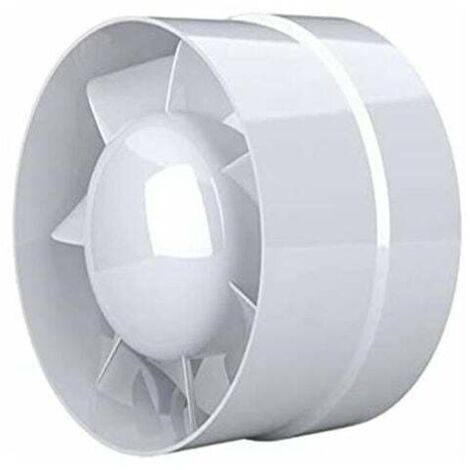 Ensoleille – Ventilateur extracteur d'air 100mm 12W 130m³/h – Débit d'air élevé – Silencieux 34-40 dB – Pour salle de bain et cuisine