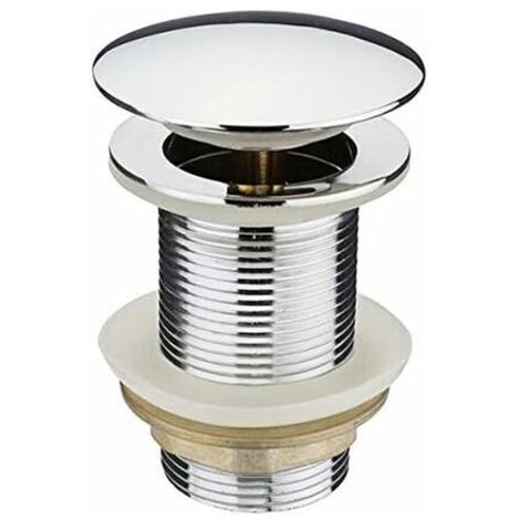 KZQ – Bonde de lavabo pop-up 62mm – Filetage G1 1/4 – Installation facile avec joints inclus – Système de drainage par pression