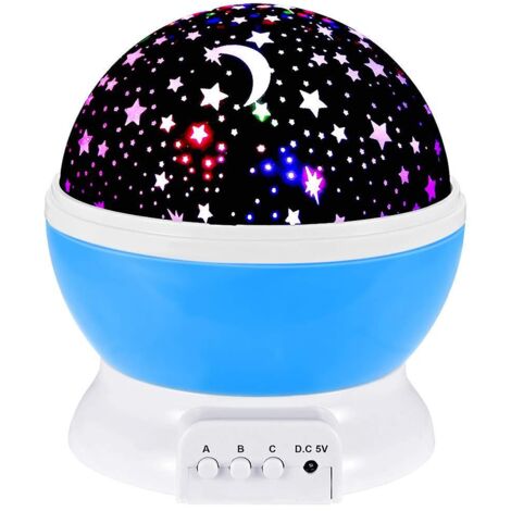 Jouets de lumière de nuit pour enfants pour les filles de 2 à 8 ans Cadeaux, veilleuses pour enfants avec rotation à 360 degrés et (1/4)
