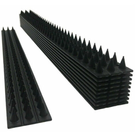 KZQ – Lot de 10 pics répulsifs anti-oiseaux – Dissuasion efficace pour clôtures et murs – Matériau plastique – Installation facile (1/5)