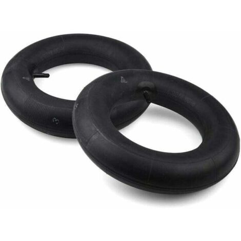 Chambres à air 4.80/4.00-8\" 2pcs (valve droite) - Pour brouette/tondeuse/souffleuse/générateur - Résistantes à l\'usure - Bricoleurs et jardiniers