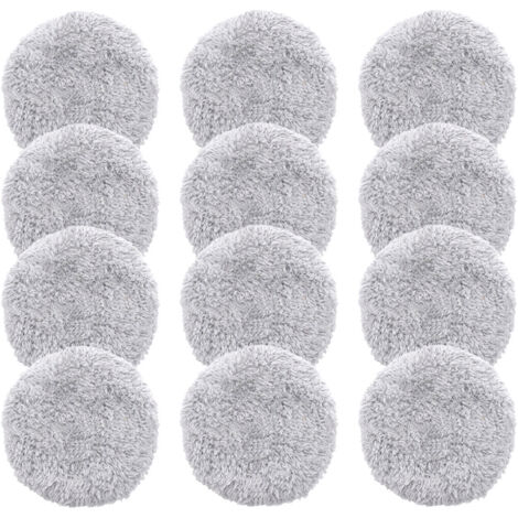 CSPARKV Lot de 12 Chiffons de Nettoyage de vitres pièces d'aspirateur Robot aspirateur vadrouille Humide pour Robot Nettoyage vitres (1/4)