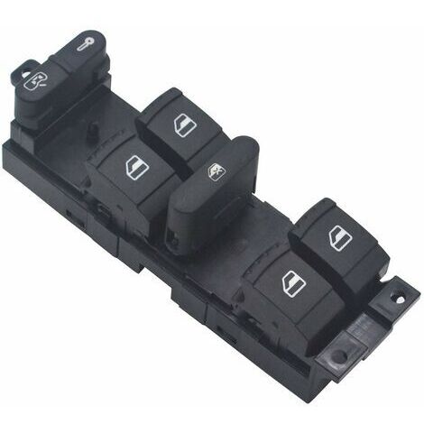 Interrupteur Commande Leve Vitre Bouton électrique pour Fenêtre 1J4 959 857 D pour Golf Jetta Bora Passat B5 Seat Leon Toledo 1J4959857D