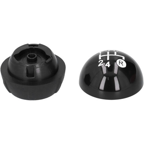 GARRYFIZH Pommeau de levier de vitesse avec couvercle décoratif pour Fiat 500 500C 2007‑2018 LHD RHD