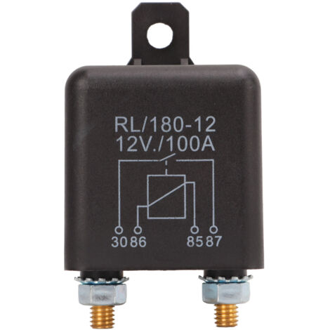 GARRYFIZH Relais de démarrage Batterie Isolant Charge Relais Commutateur pour Voitures Motos Démarreurs Moteurs GPS 12V