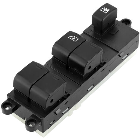 GARRYFIZH Commutateur de fenêtre principal d'alimentation électrique pour Navara D40b Pathfinder Qashqai 2005-2016 25401-EB30B