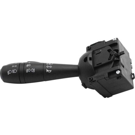 Trimec – Interrupteur de colonne de direction clignotant gauche – Remplacement Renault Clio IV, Dacia Dokker, Duster, Lodgy, Logan, Sandero – Plastique noir – 100% neuf