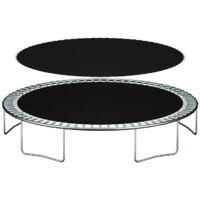 Tapis de Remplacement Rond for Trampoline, avec 60 Anneaux en de diamètre , Tapis de Rebond for Accessoires de Trampolines de 10 Pieds