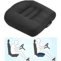 Ahlsen – Coussin rehausseur voiture – Élévation 12 cm – Tissu respirant et rembourrage coton PP – Conception antidérapante pour confort