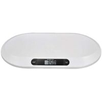 Pèse-bébé - Jusqu'à 20 kg - Balance numérique électronique pour petits enfants/chiots/chats - Avec écran LCD et fonction tare,