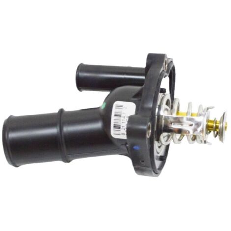 Compatible avec l'ensemble thermostat de moteur Ford Edge Explorer Mondeo 2.0T AG9G8575C, remplaçant le thermostat de liquide de refroidissement avec boîtier de capteur de température. (1/4)