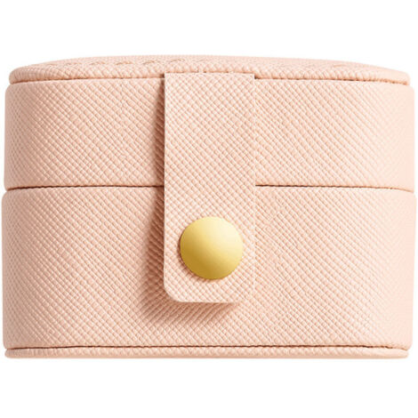 Boîte à Bijoux Miniature e n PU - Rose pour Rangement Voyage (1/3)