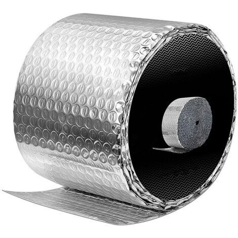 Rouleau d'isolation réfléchissante en feuille d'aluminium, isolation de tuyaux et membrane étanche, membrane spéciale d'isolation thermique et d'étanchéité à l'humidité pour serres.