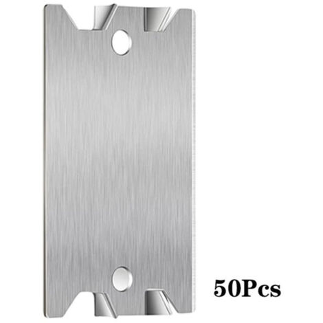 Plaque de protection pour câbles et fils électriques, support en bois, protection anti-clouage et anti-collision, lot de 50 pièces. (1/4)