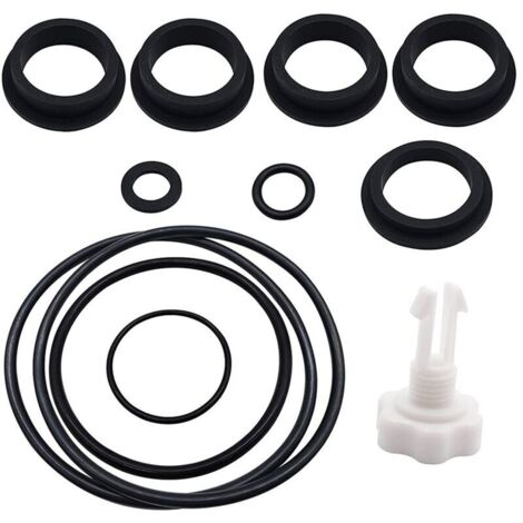 Kit de Réparation 25013 pour Pompe de Filtre à Sable Intex – Inclut Valve de Purge d'Air et Joints – 12 Pièces – Blanc