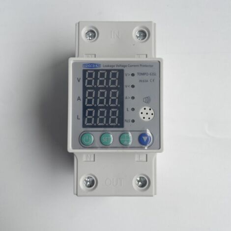 TOMZN Tongzheng Protection contre les fuites de courant, les surtensions et les sous-tensions avec affichage kWh TOMPD-63SL (1/4)