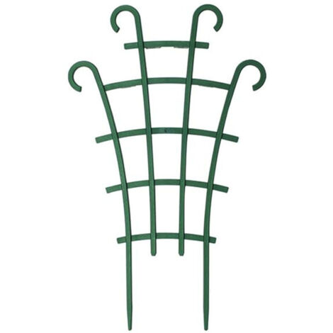 Support pour plantes grimpantes à fleurs, tuteur de fixation pour rosiers grimpants, support à fleurs, 10 pièces par boîte [Emballé] (1/4)