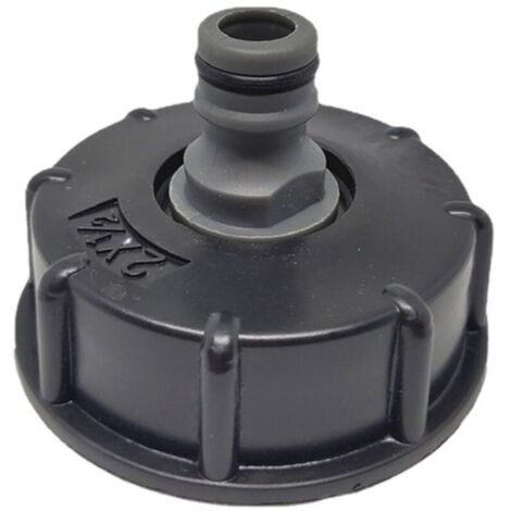 Adaptateur IBC 60mm pour Tuyau Jardin - Raccord Réducteur Robuste pour Cuve et Tonneau (1/4)