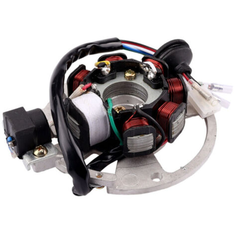Bobine d'allumage compatible avec le stator du moteur Yamaha JOG50 NF50, accessoires pour bobine de moto (1/4)