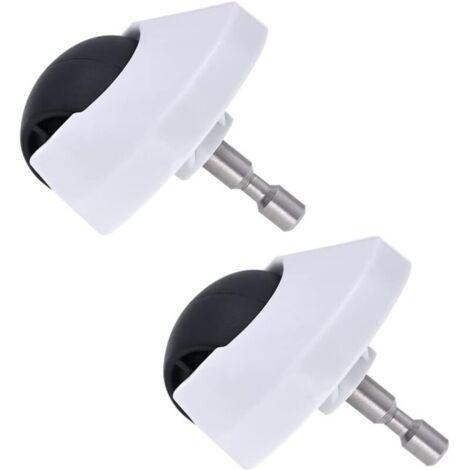 Roues Avant de Remplacement pour Roborock S6/S6 Pure/S5/S50/S4/E4/E35/E25/E20/C10, Lot de 2 (1/4)