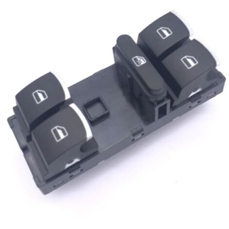 Applicable aux Volkswagen Tiguan, Touran, Sagitar et Magotan : interrupteur principal électrique du lève-vitre avant gauche 5ND 959 857 (1/4)
