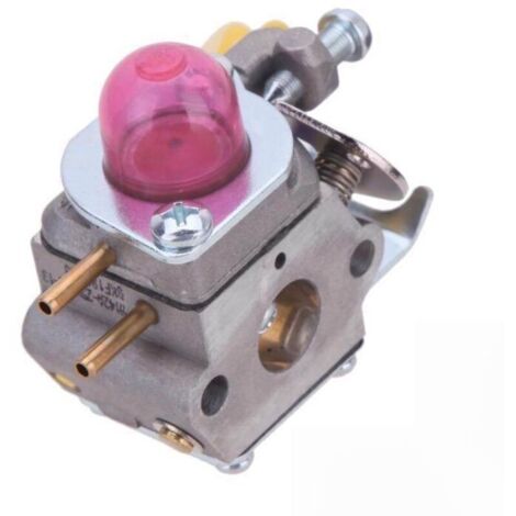 ZAMA C1U-W18 carburetor original adapter for Craftsman Poulan lawnmower models 530071752 and 530071822, specifically for gasoline engines. (1/4)