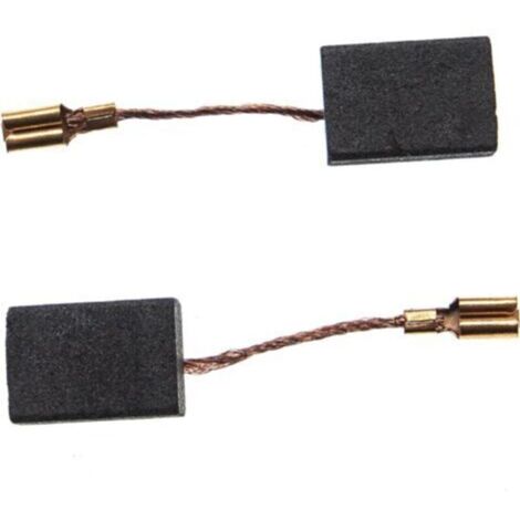 vhbw 2x escobilla carbono motor carbones 17 x 10 x 5 mm compatible con Bosch GWS 6-115, GWS 7-115, GWS 7-125, GWS 8-115 herramientas eléctricas (1/2)