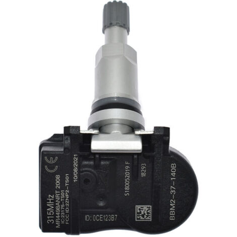 Le capteur de surveillance de la pression des pneus BBM2-37-140B est compatible avec les modèles Mazda 2/3/5/6/CX-7/CX-9/MX-5 Miata, avec un temps de réponse en fréquence de 315 MHz/433 MHz.