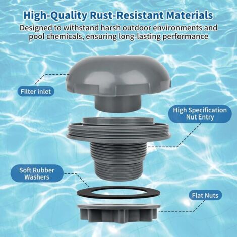Cartouche filtrante de rechange INTEX P6H1317 - Compatible avec les systèmes de filtration de piscine INTEX et BESTWAY Coleman P6H13 (1/2)