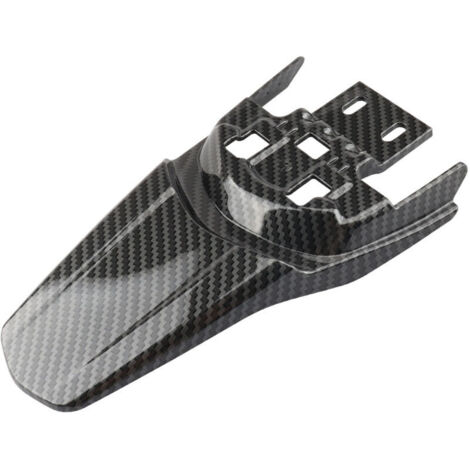 Garde-boue moto adaptés aux motos de motocross SUR-RON avec amortisseurs en fibre de carbone et déflecteurs d'eau arrière. (1/4)