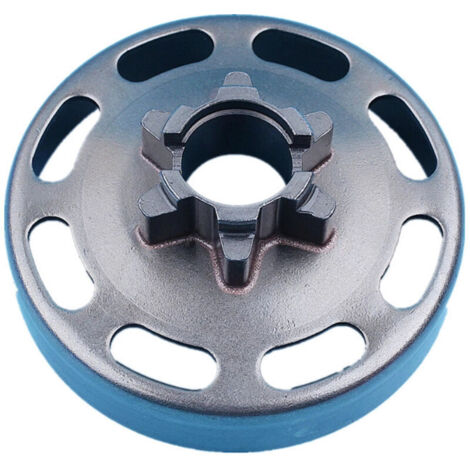 Ensemble pignon d'embrayage 578257101 - pour tronçonneuses Husqvarna 135, 140, 135E, 140E - comprend le tambour d'embrayage passif et le disque d'embrayage, pièce de rechange d'origine. (1/4)