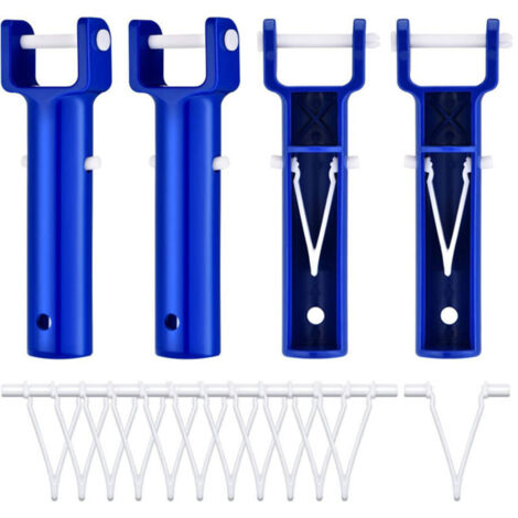 Clip en V Bleu pour Nettoyage de Piscine – Accessoire de Nettoyage (1/4)