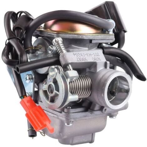 Carburateur PD24J 24 mm adapté aux quads, scooters et motos GY6 125cc et 150cc.
