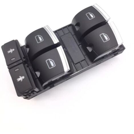 Commande de lève-vitre avant gauche Audi A6 Q7, interrupteur de porte électrique (1/4)