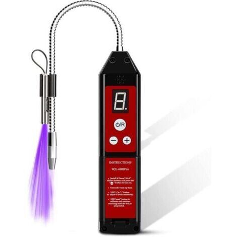 Sunxury – Détecteur de fuite de fréon avec lumière LED – Sensibilité jusqu'à 3 g/an – Écran LCD – Alarme sonore et visuelle – Testeur HVAC R22 R410A R134A - WJL-6000PRO (1/5)