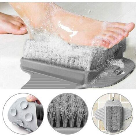 LaBlanc - Brosse à récurer les pieds Masseur pour pieds Masseur Brosse de douche avec ventouses antidérapantes et tapis de massage doux pour acupressure des pieds pour soins des pieds (1/5)