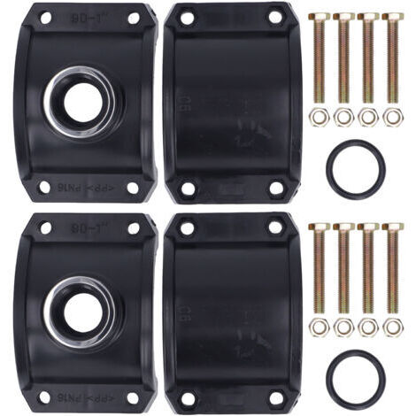 jeux de té de selle de tuyau PP, Kit de té de selle d'interface supplémentaire, raccords de tuyaux en plastique pour le jardinage, dérivation d'irrigation, filetage femelle G1 (1/5)