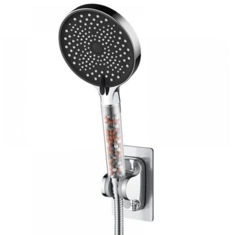 Pommeau de douche à main ABS haute pression 3 fonctions pomme de pulvérisation de douche de salle de bain pour remplacement blanc (1/5)
