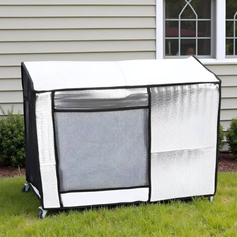 Housses De Climatiseur, Housses De Climatisation Extérieures, Housse De Protection étanche, Robuste, Grande Housse De Climatisation Pour L'hiver(75CM26CM57CM)