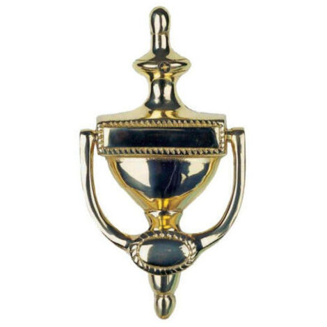 Heurtoir Victorien B – finition titane PVD – Largeur 98mm – Design élégant pour portes d'entrée modernes (1/2)