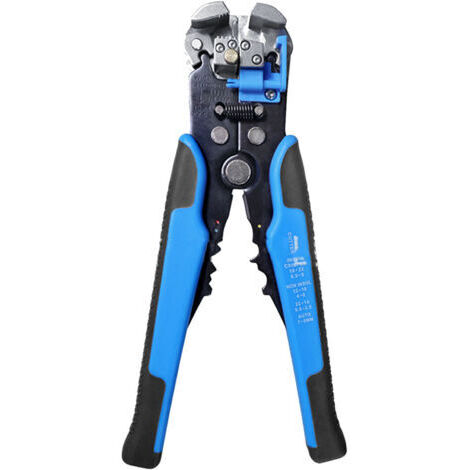 Pince à dénuder automatique 3 en 1, poignée antidérapante, économie de travail, pince à dénuder pour électricien, bleu (1/5)