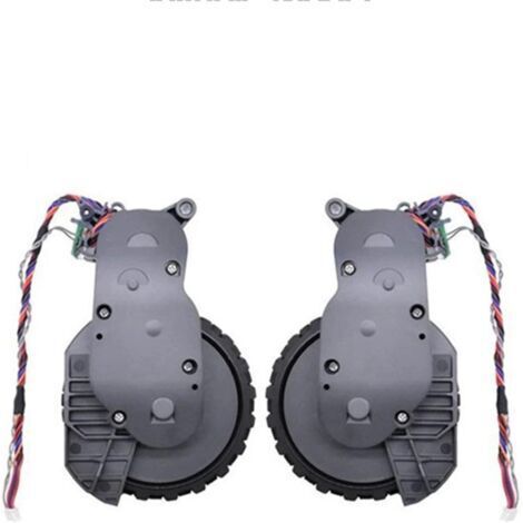 Lot de 2 roues motrices compatibles avec les modèles Roborock S5 Max, S7, S6 Pure, S6 MaxV, E4, E5 et S7 Pro Ultra. Roues de déplacement pour aspirateur, roue gauche + roue droite. (1/4)