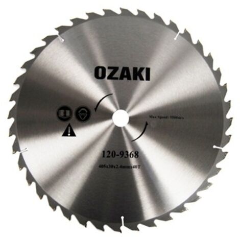 Lame de débroussailleuse 40 dents – Longueur 405 mm – Pointe carbure pour coupe précise – Adaptable sur modèles UNIVERSEL